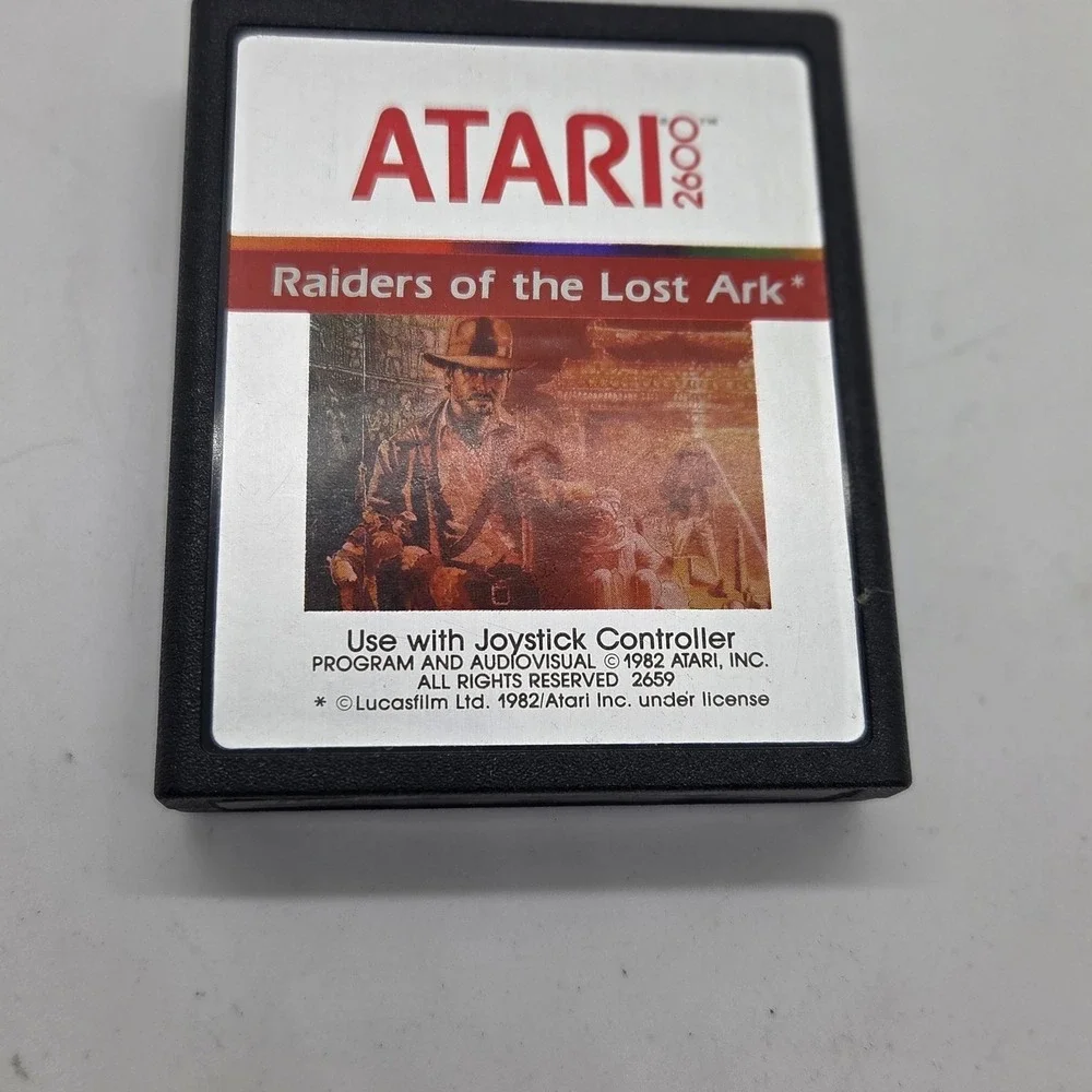 Raiders of the Lost Ark Atari 2600 VTG 1982 Video‎ Game Cartridge CX2659 Clean